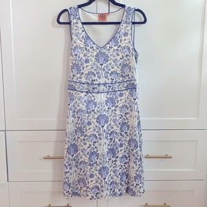 Tory Burch Blue and White Dress (worn once!)